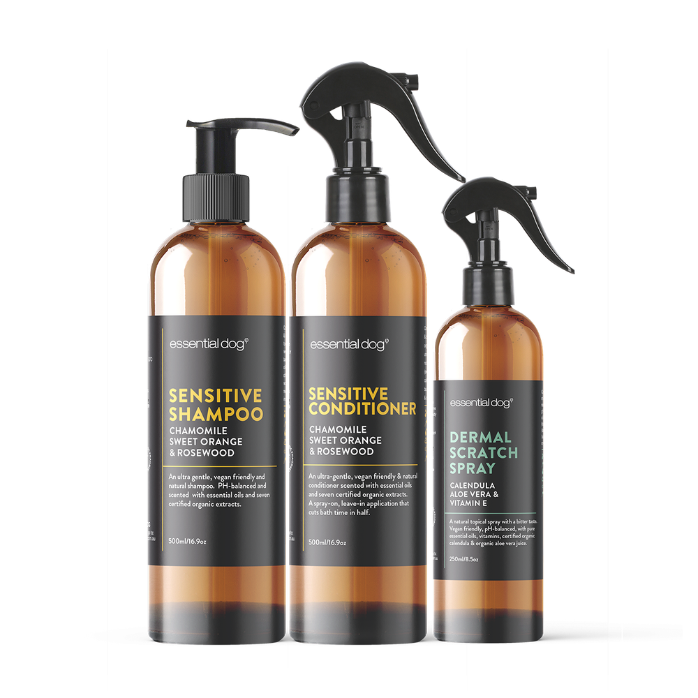 Natural Dog Shampoo, Conditioner and Itch Relief for Sensitive Itchy Skin-0